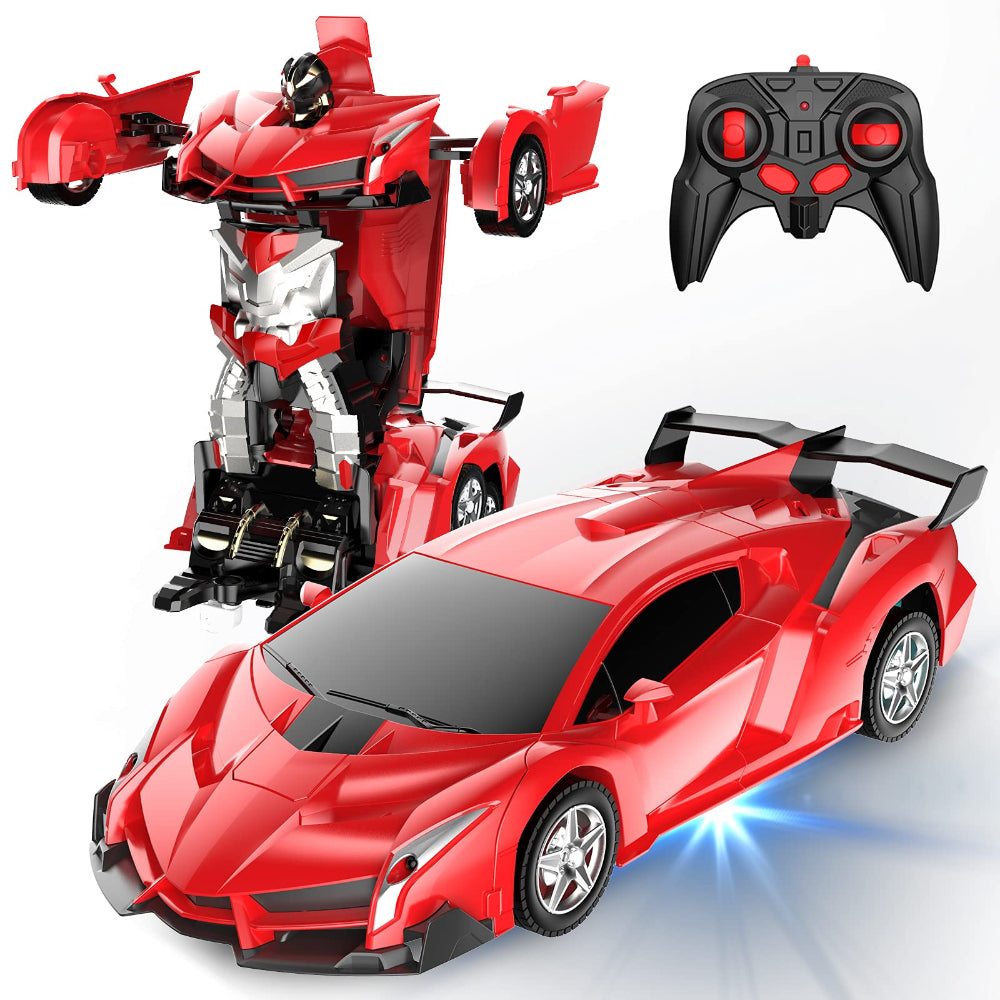 Transformer RC Robot Car – Red