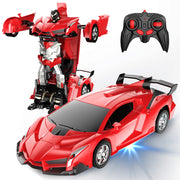 Transformer RC Robot Car – Red