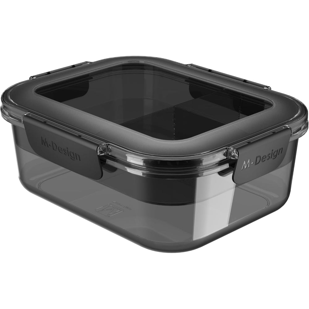 M-Design Fresco lunch Full Transparent 2.1L – Black