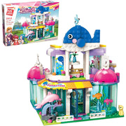 Qman Blue Whale Aquarium Building Blocks Toy