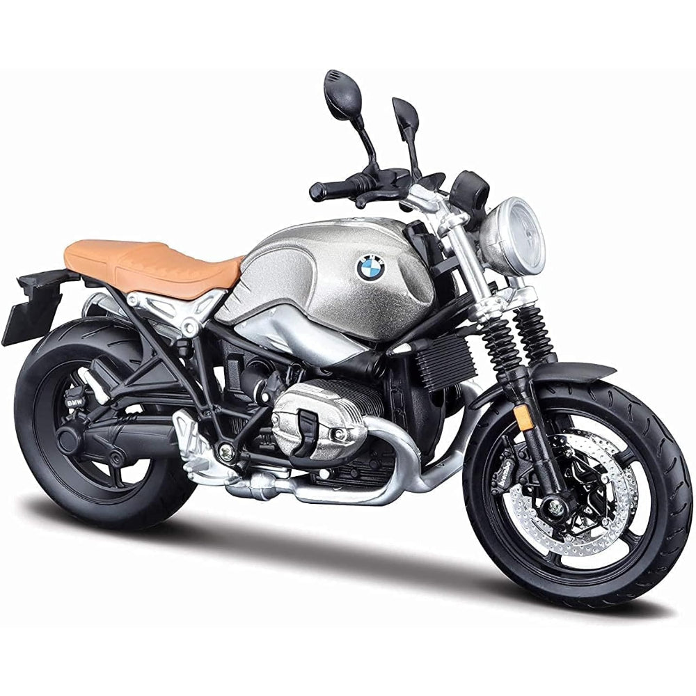 Maisto BMW R nineT Scrambler Die-Cast Motorcycle with Stand – 1:12 Scale - Toys