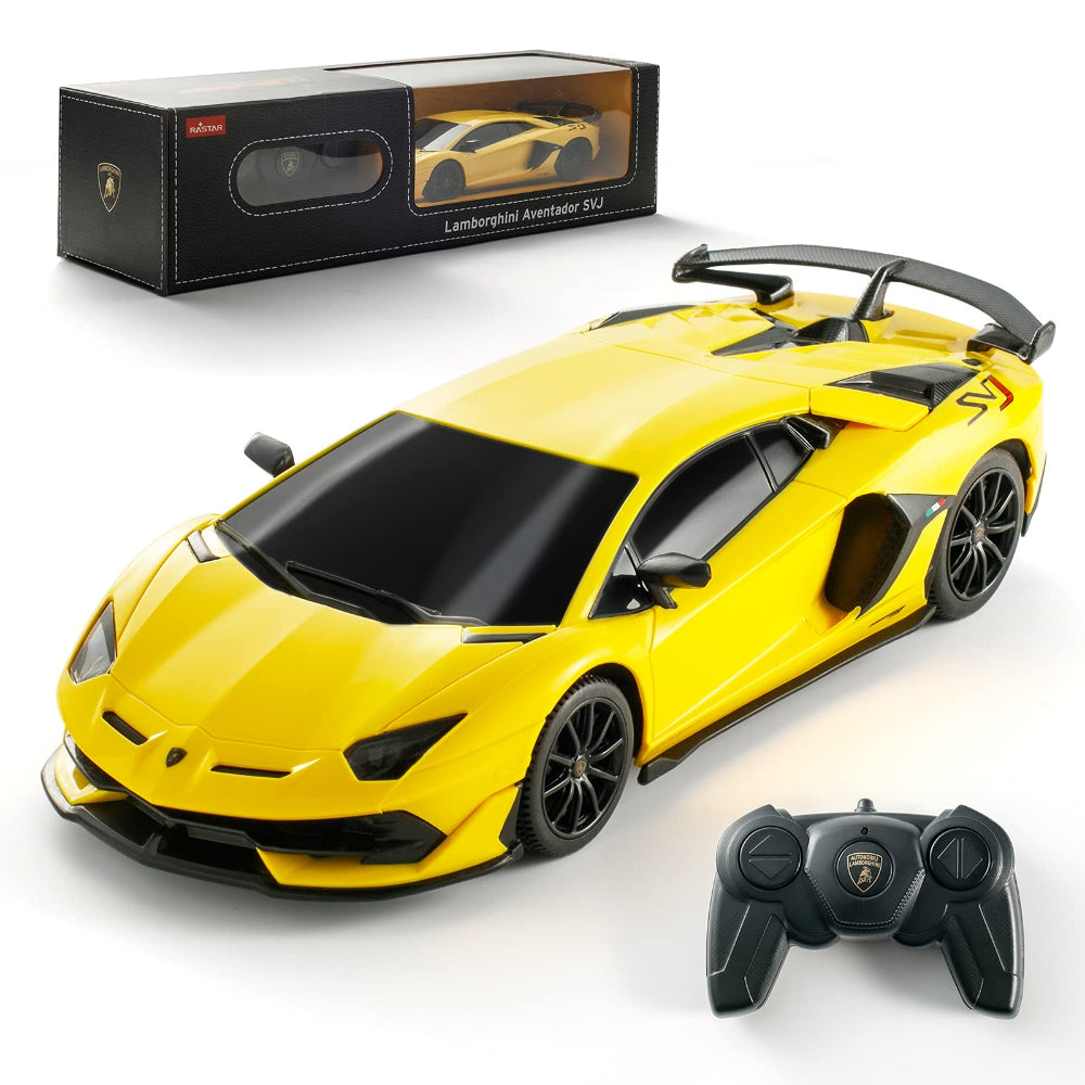 Rastar 1:24 Scale RC Lamborghini Aventador SVJ – Yellow