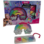 2-in-1 Stylish Jewellery Bead and Bracelet-Making Kit
