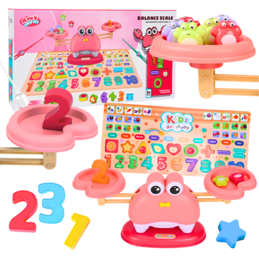 Crab Math Balance & Letter Matching Toy – Fun Learning for Kids