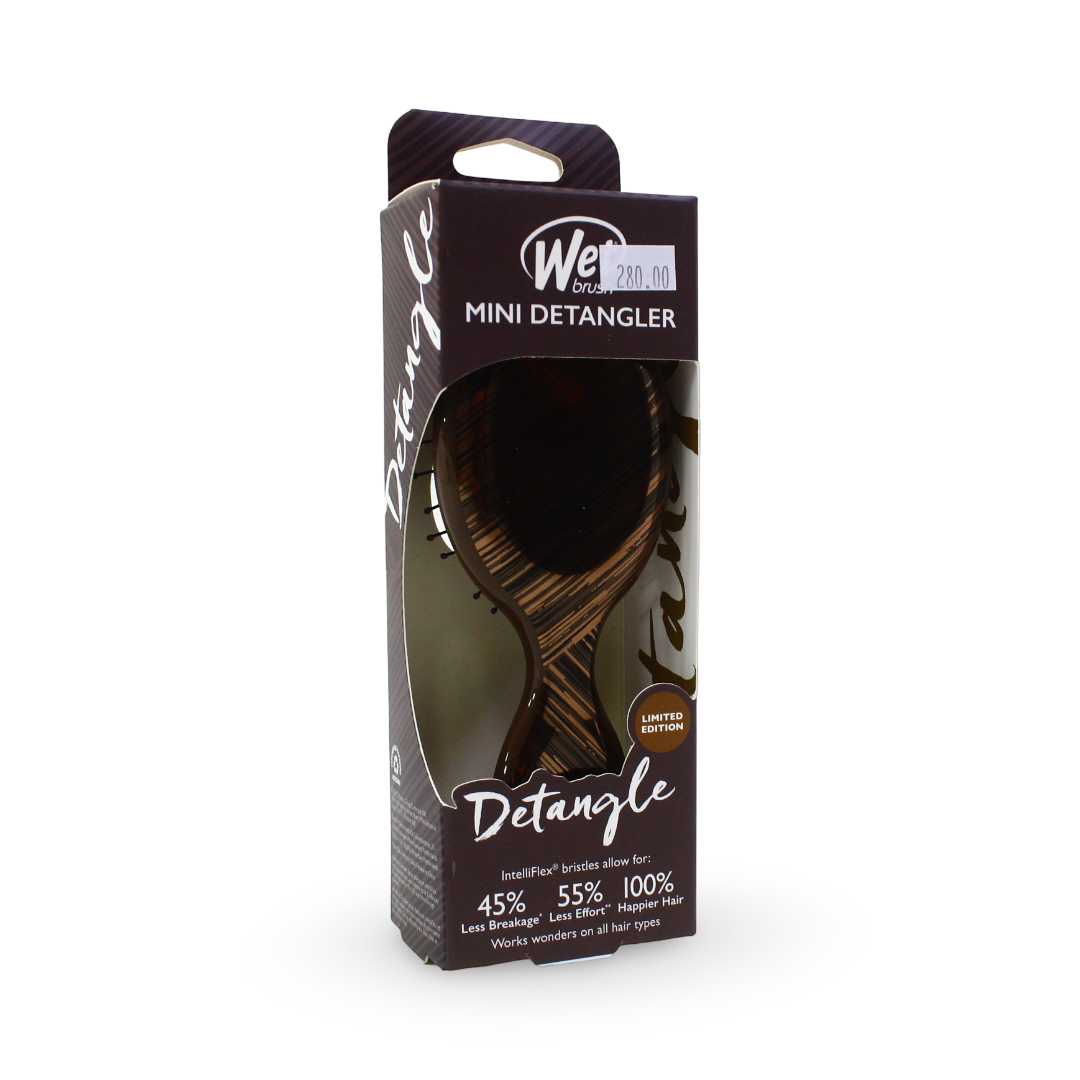 et Brush Mini Detangler Hair Brush – Engineered Nature Brown