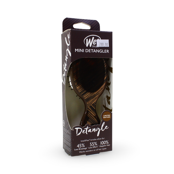 et Brush Mini Detangler Hair Brush – Engineered Nature Brown