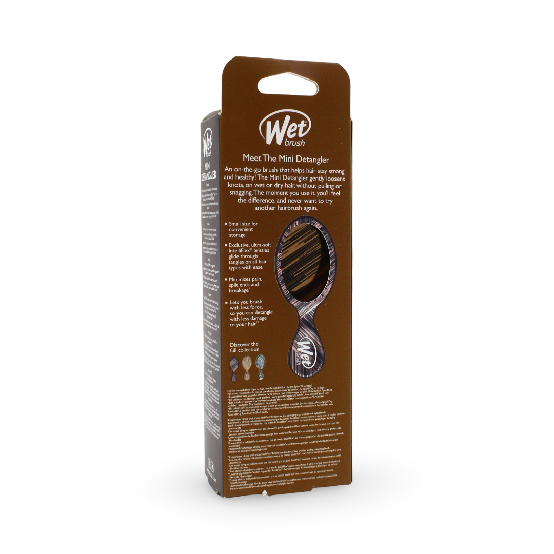 et Brush Mini Detangler Hair Brush – Engineered Nature Brown