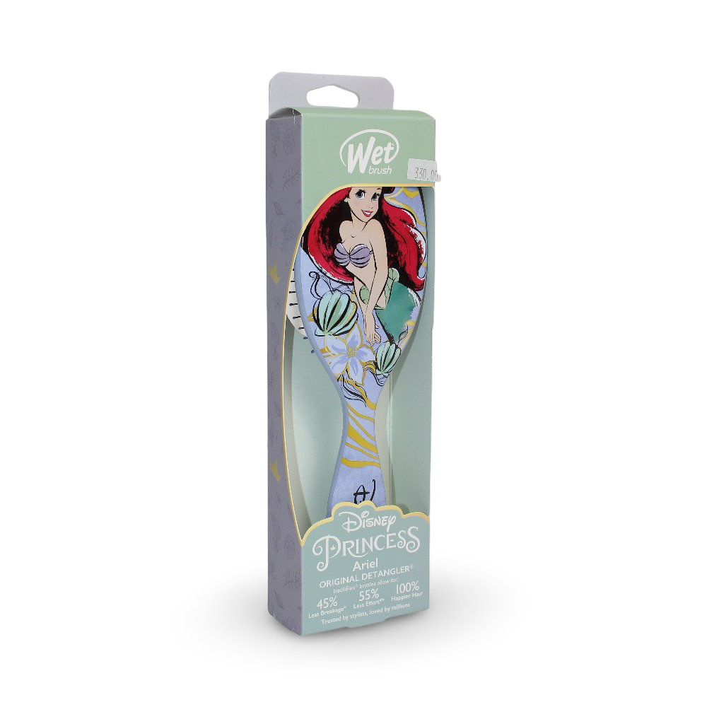 Wet Brush Original Detangler Hair Brush - Ariel Print - Clothing