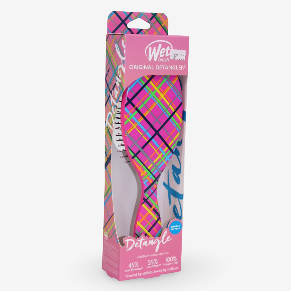 Wet Brush Night Vision Detangler Hair Brush – Pink