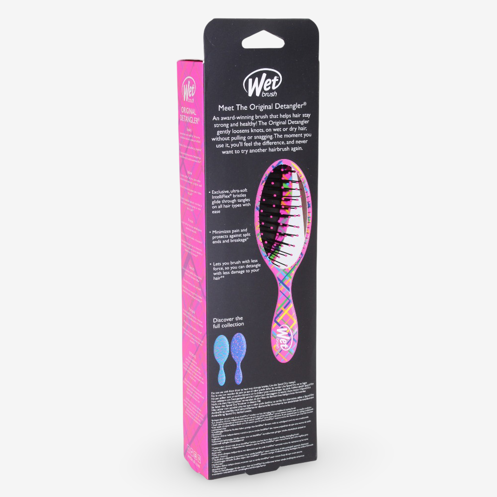 Wet Brush Night Vision Detangler Hair Brush – Pink