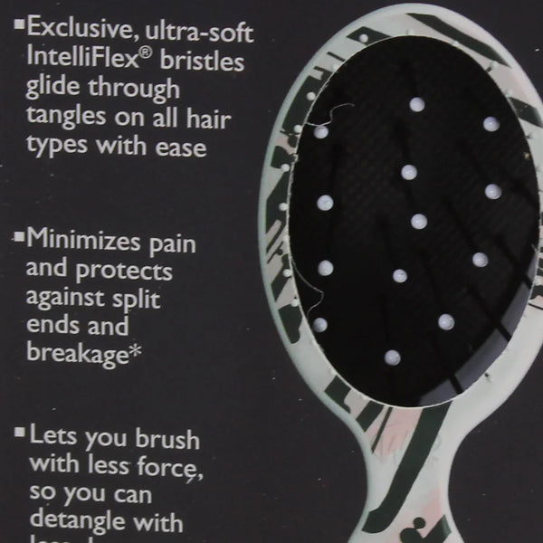 Wet Brush Detangling Squirt Hair Brush - Pink Lines Watercolor Motif