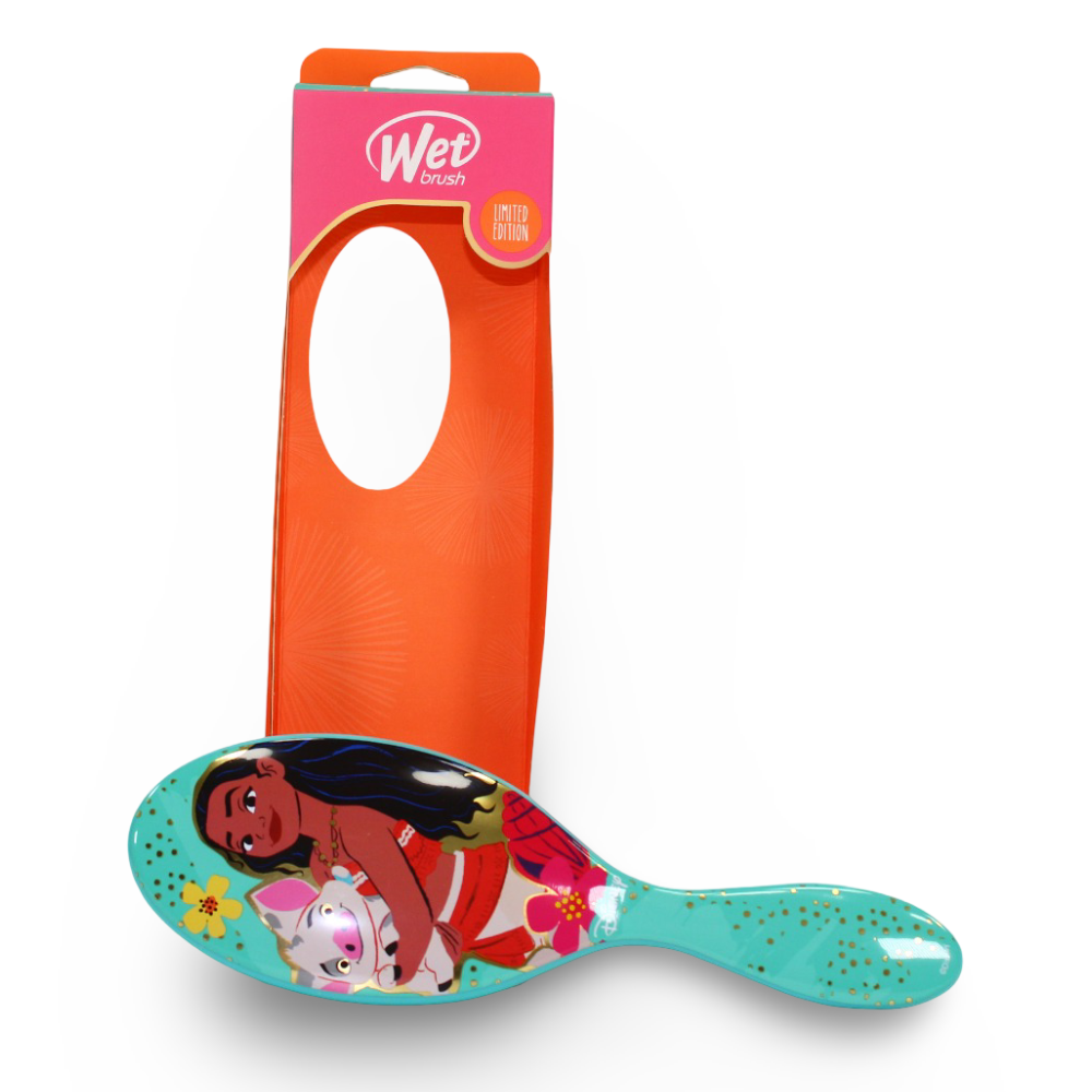 Wet Brush Original Green Detangler Ultimate Princess Edition - Moana & Pua