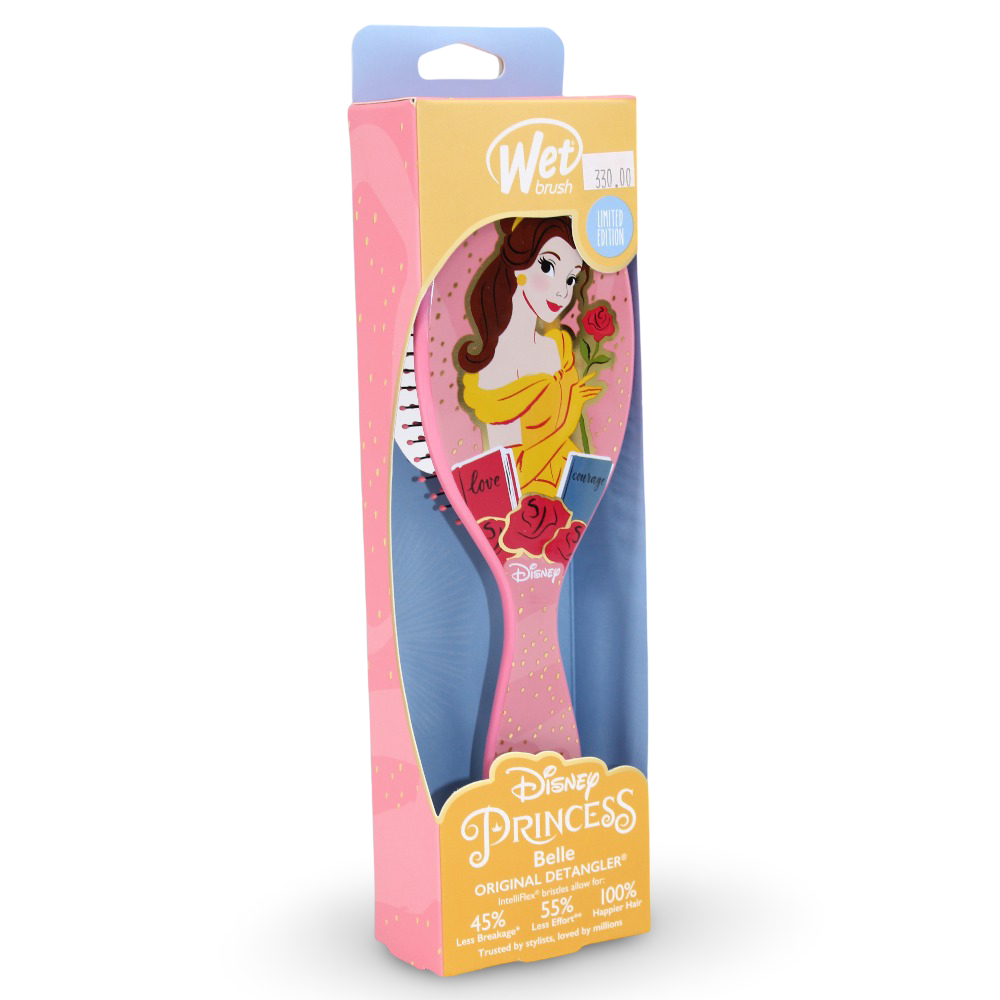 Wet Brush Original Detangler Princess Hairbrush – Belle Children’s Round Hairbrush