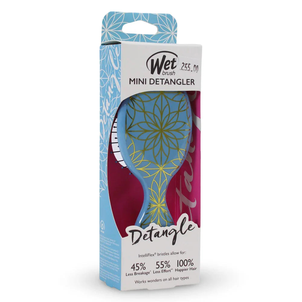 Wet Brush Mini Detangler Geos Hair Brush Travel Lagoon - Clothing