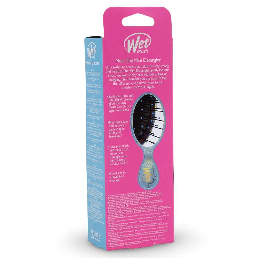 Wet Brush Mini Detangler Geos Hair Brush Travel Lagoon