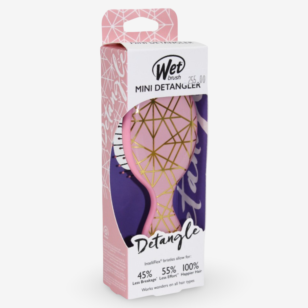 Wet Brush Mini Detangle – Geo Hearts