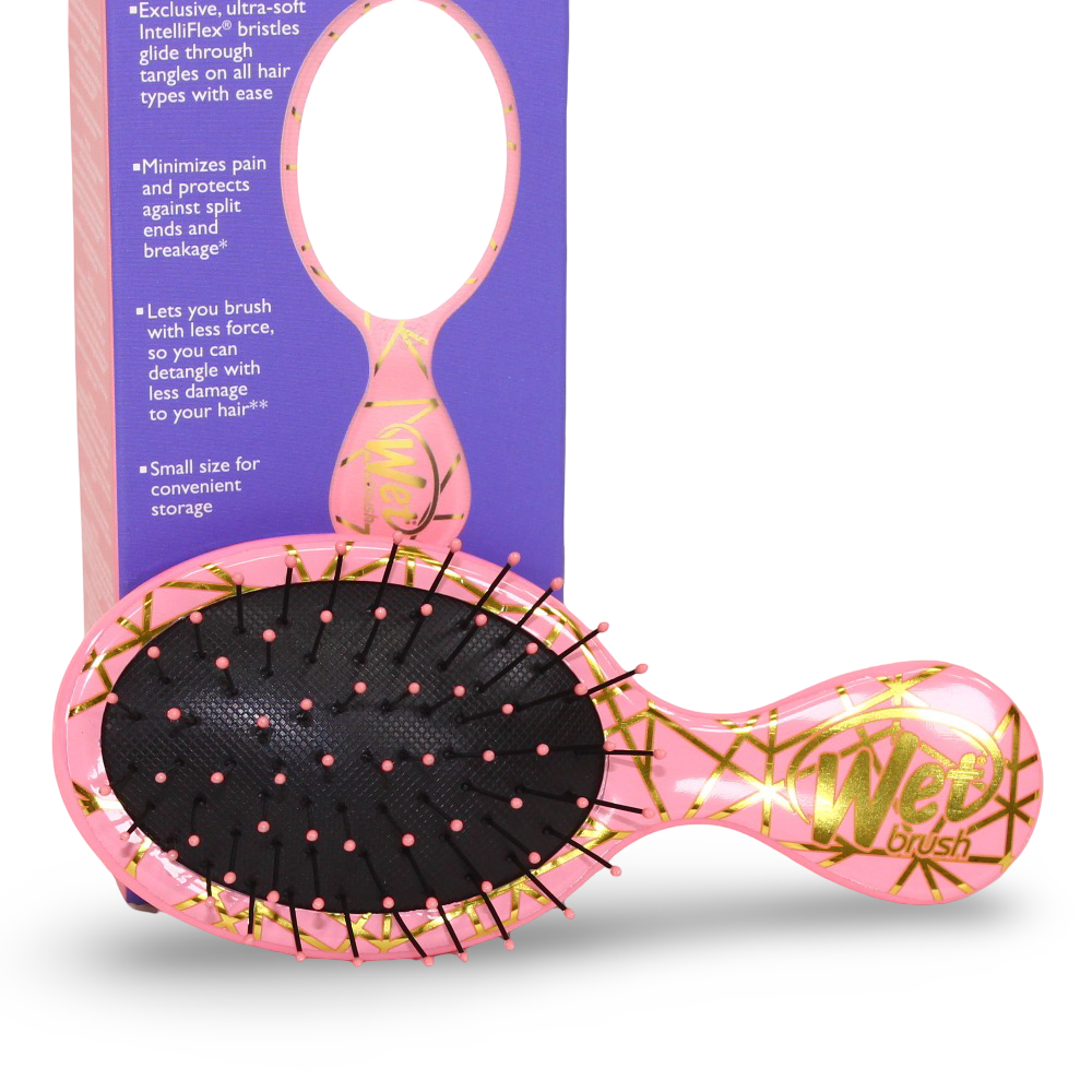 Wet Brush Mini Detangle – Geo Hearts