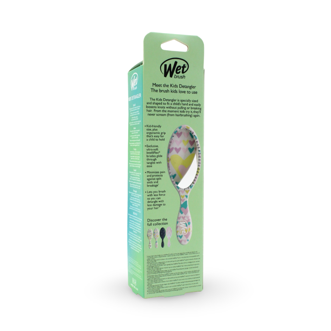 Wet Brush Kids Detangler Hair Brush – Ice Cream Hearts