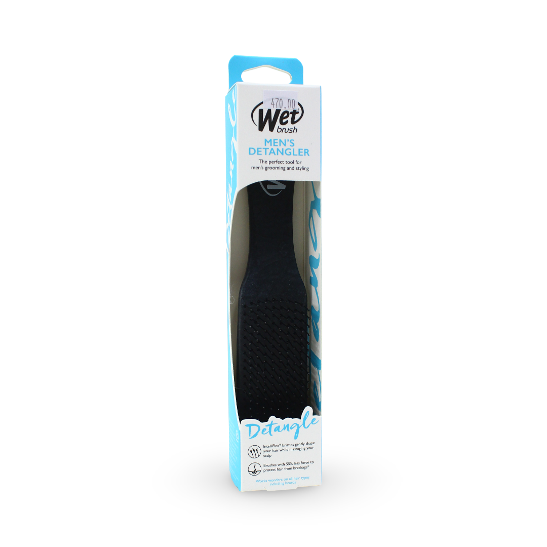 Wet Brush Men’s Paddle Hair Brush – Black Leather