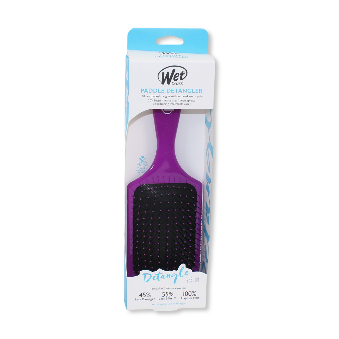 Wet Brush Paddle Detangler - Purple