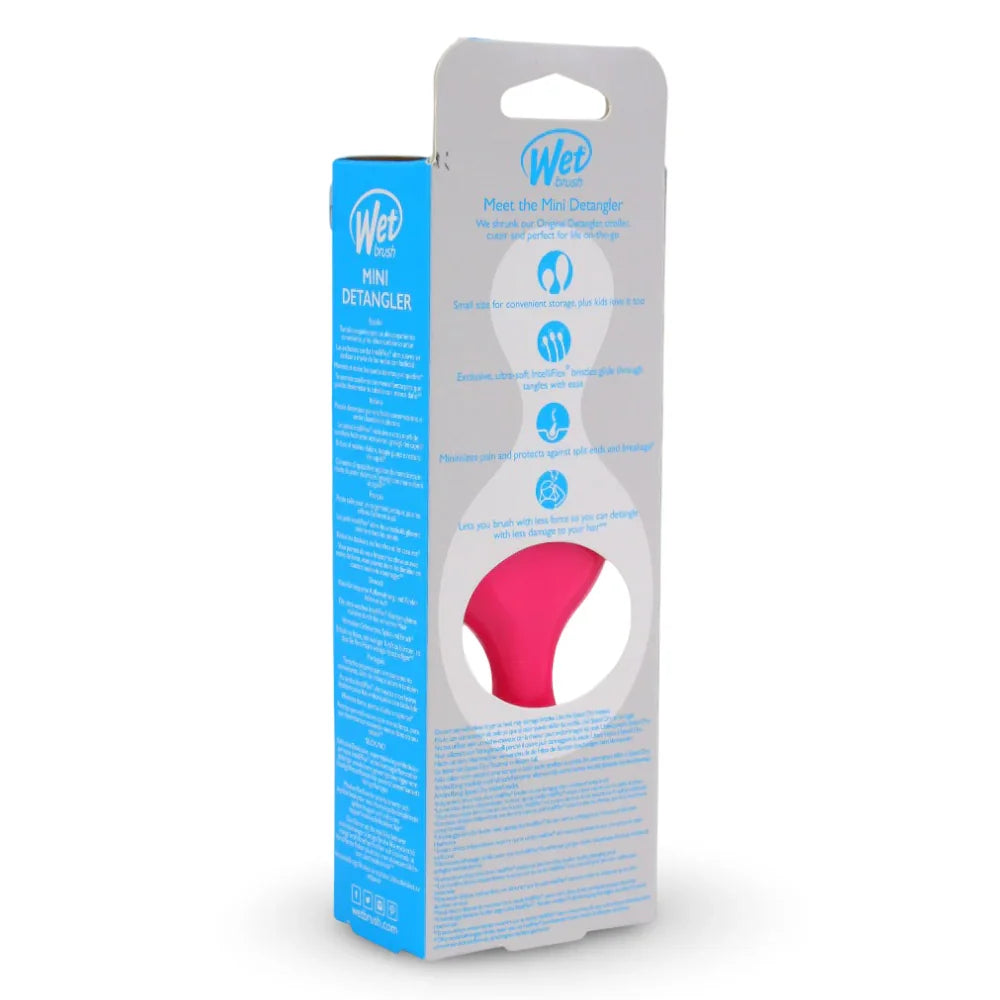 Wet Brush Mini Detangler – Pink