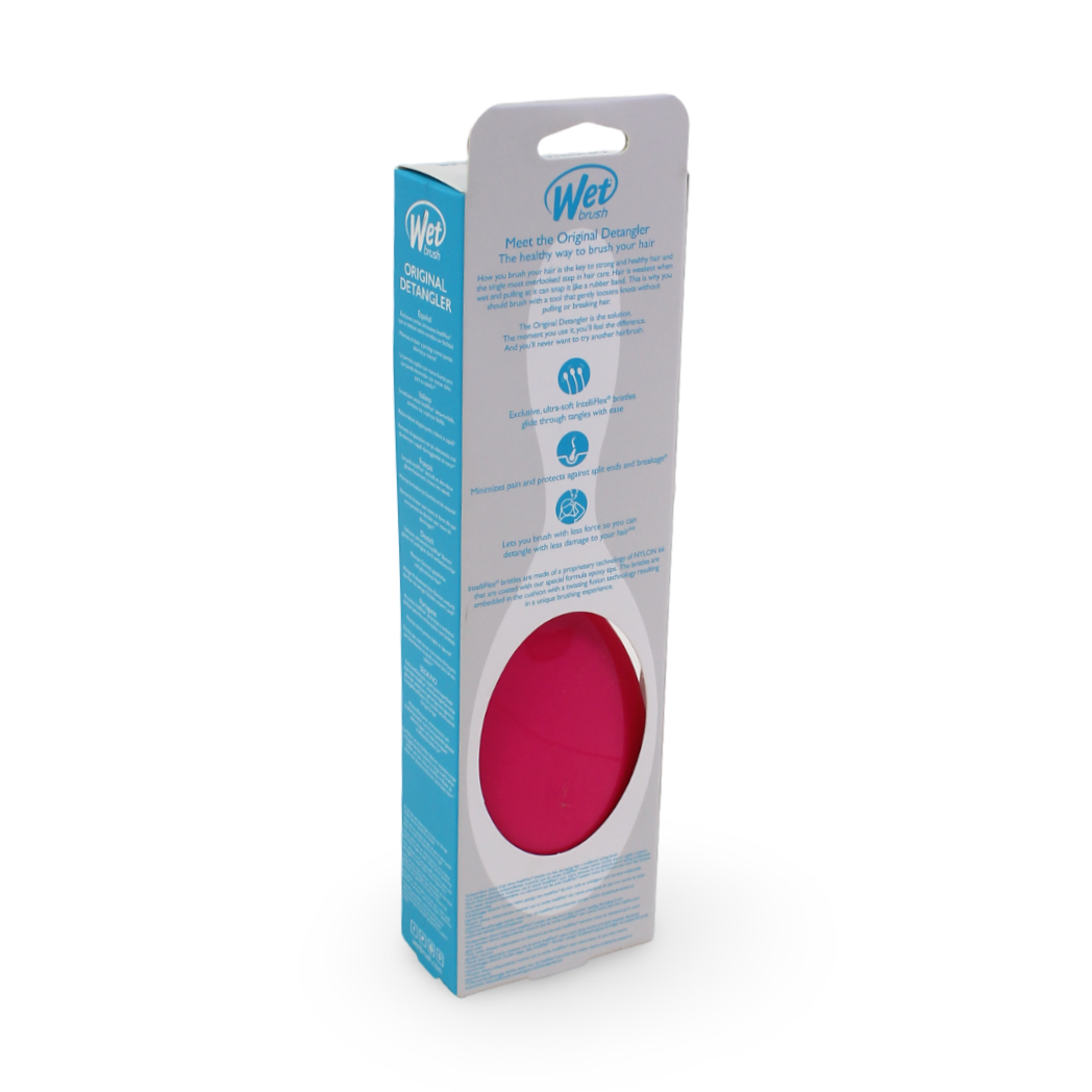 فرشاة فك تشابك الشعر الأصلية من ويت براش – وردي (حجم كبير)