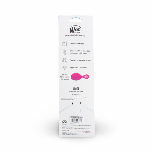 Wet Brush Detangling Comb – Black
