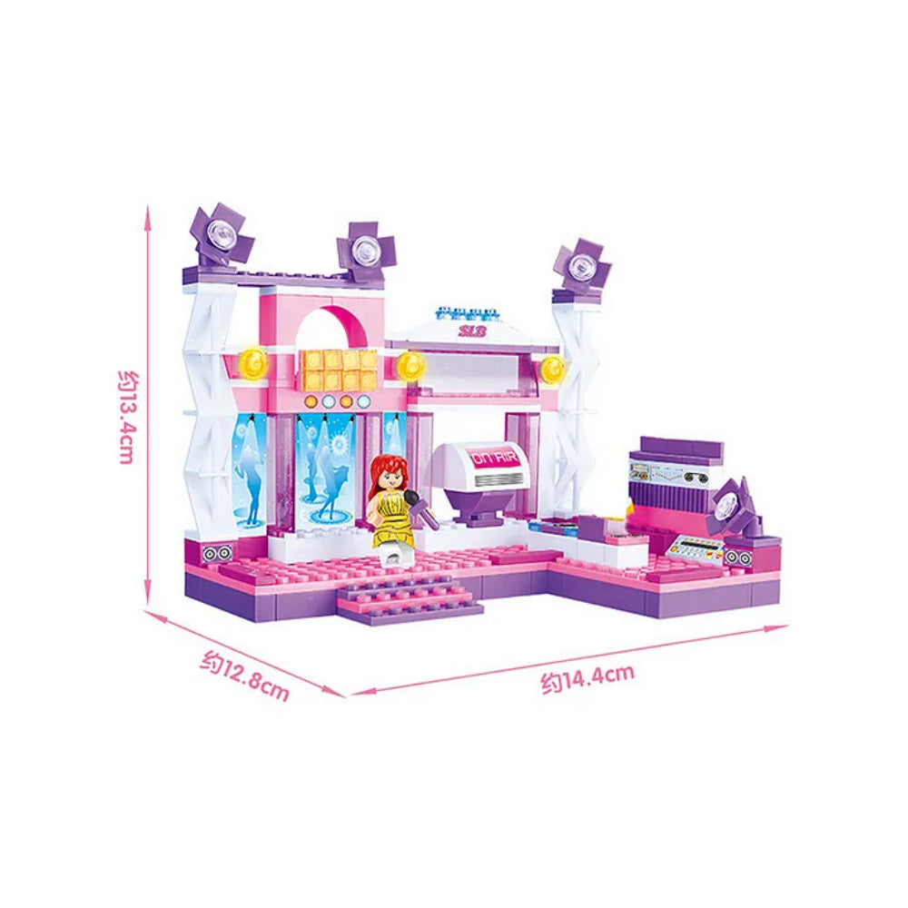 Sluban Girl's Dream Studio Stage Building Blocks Set - 176 Pcs