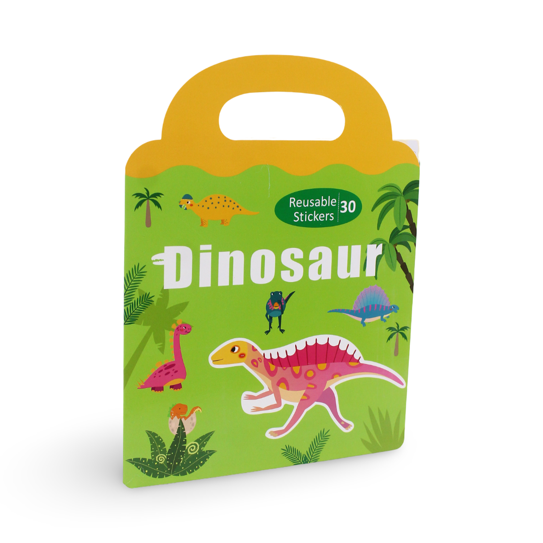 Reusable Magnetic Stickers Book – Dinosaur 30 Pcs