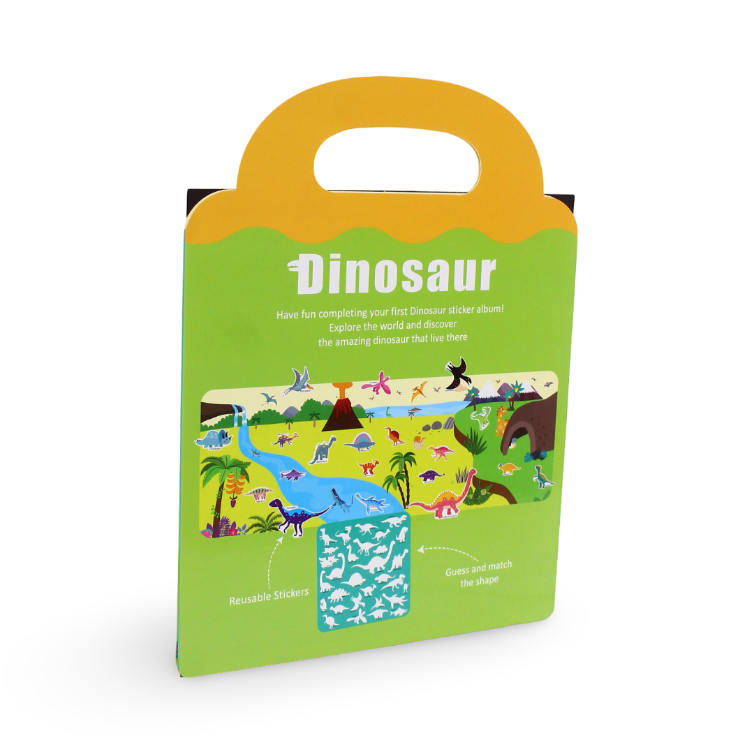 Reusable Magnetic Stickers Book – Dinosaur 30 Pcs