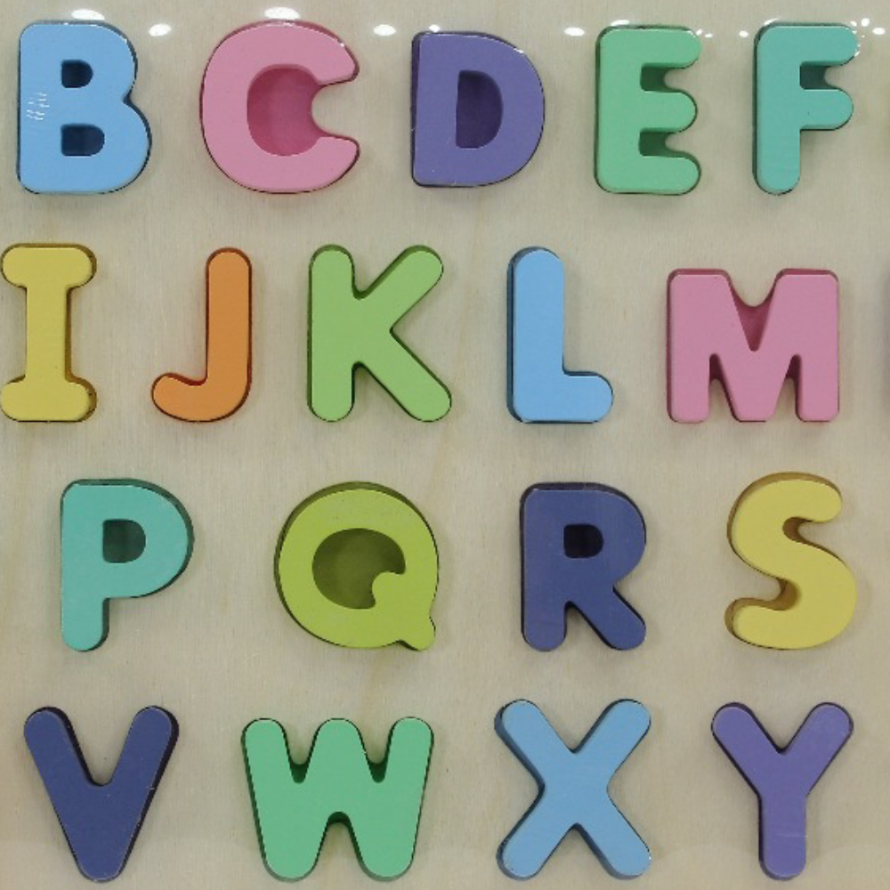 Wooden Matching English Alphabet