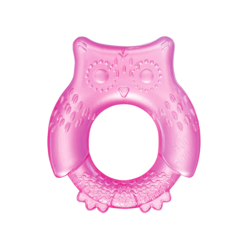 Owl Water Teether – Fuchsia