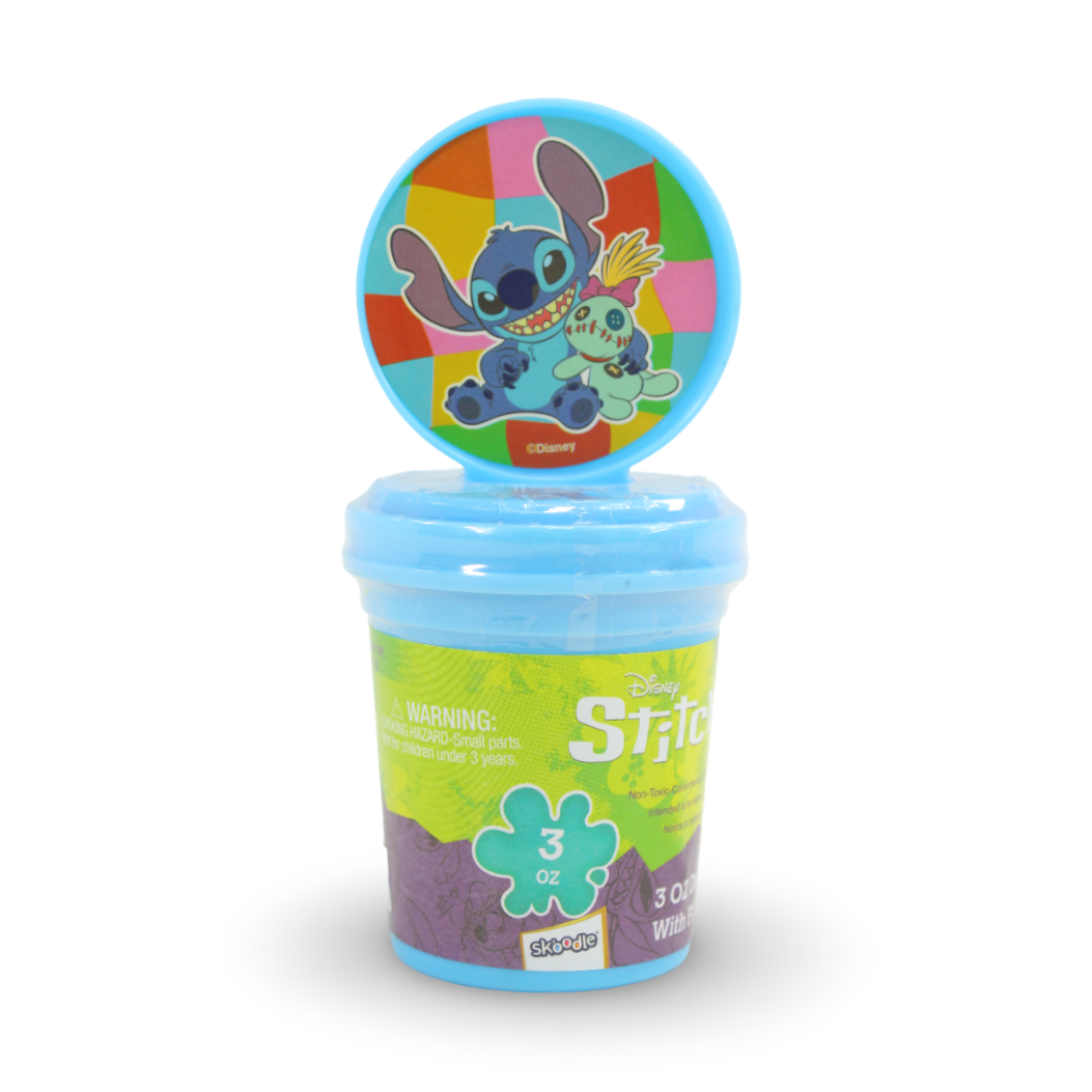 Skoodle Lilo & Stitch – Stitch 3OZ Dough with Figure Stamper