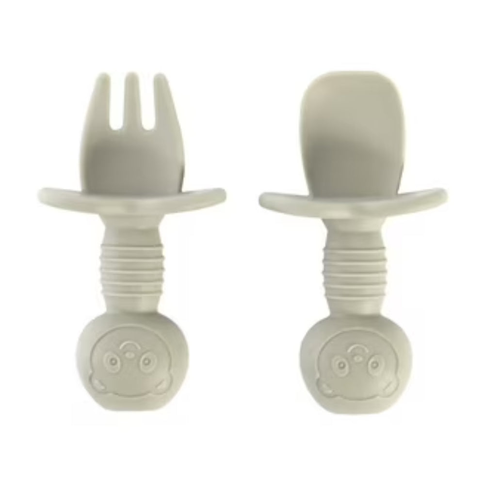 True Gold Silicone (Fork & Spoon) Set +4m – Olive