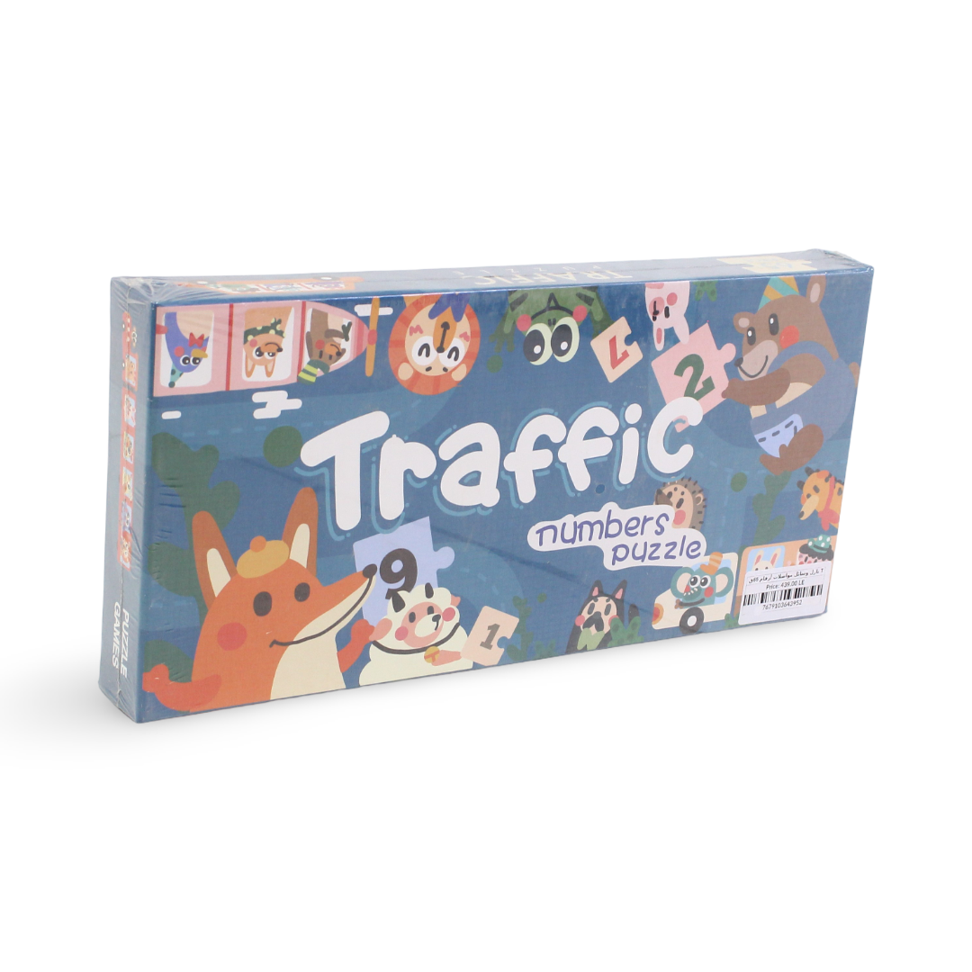 Traffic Numbers Puzzle – 65 Pcs - Toys - Bright Future