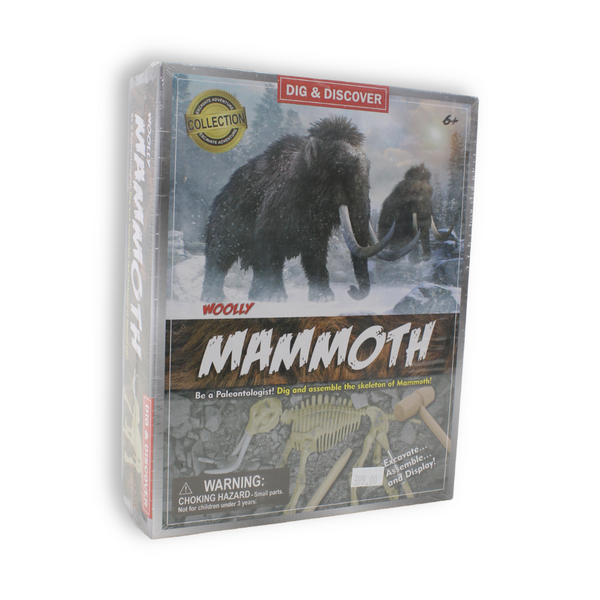 Dig & Discover Woolly Mammoth Skeleton Excavation Kit