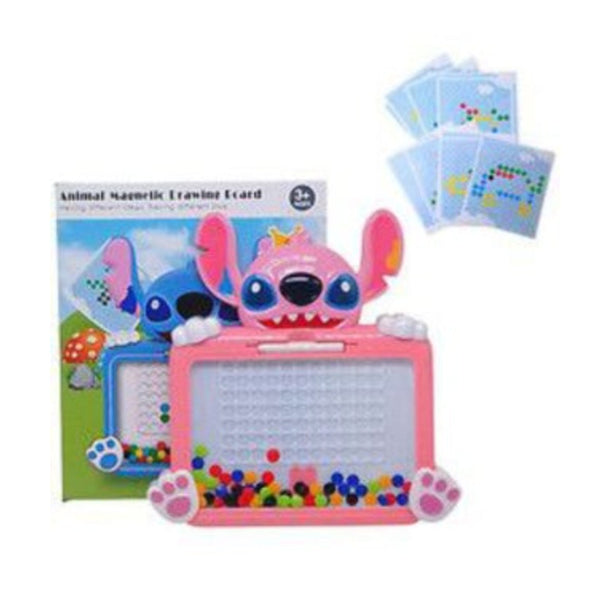 Stitch Magnetic Board Toy 60 Pcs - Blue