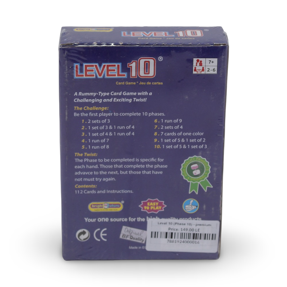 Level 10 Card Game