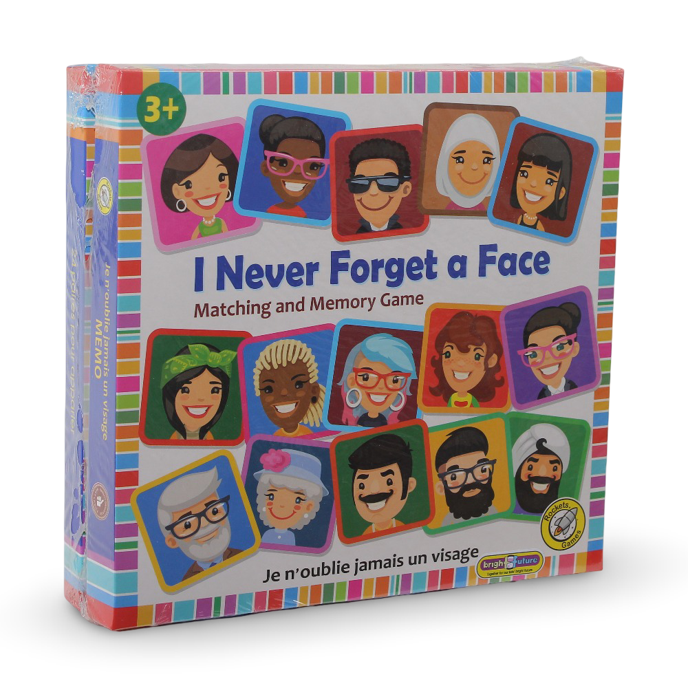 "I Never Forget a Face" Matching & Memory Game - Toys - Bright Future
