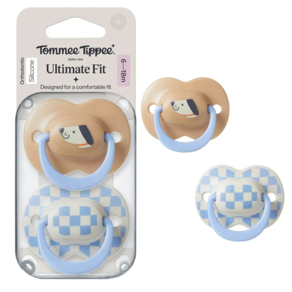 Tommee Tippee Ultimate Fit Pacifier 6-18m – Pack of 2