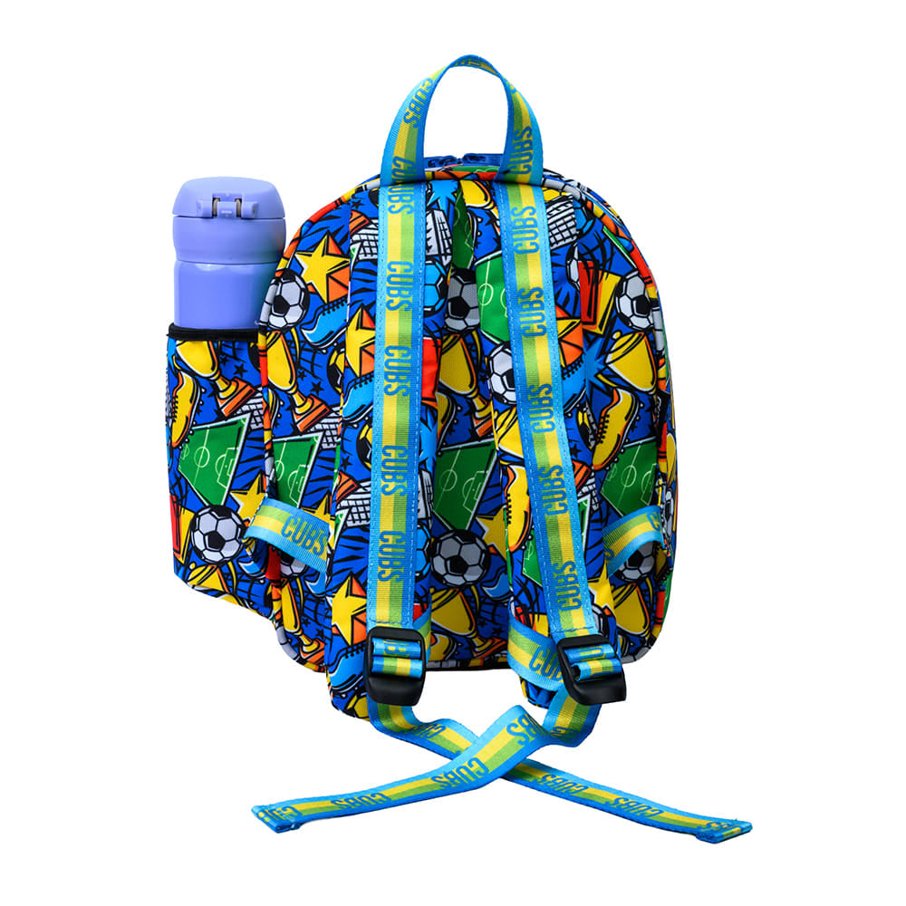 Cubs Football Fan letter H Nursery Lunch Backpack