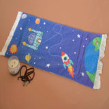 Children's Prayer Mat (Beautiful Mosque & Space Rocket)