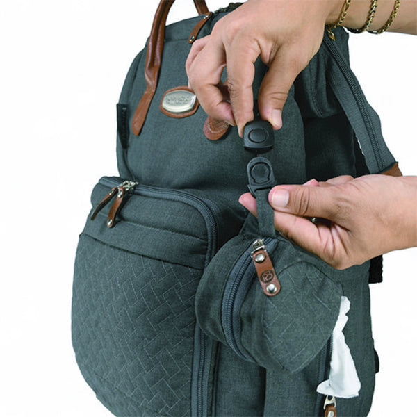 Petit Bebe Premium Max Mommy Bag – Grey