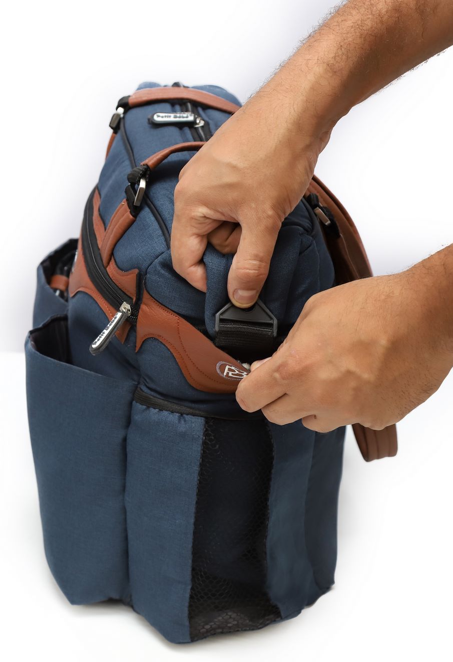 Petit Bebe Baby Diaper Bag Premium – Blue & Havan