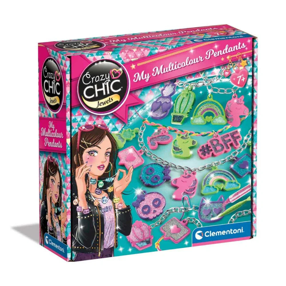 Clementoni Crazy Chic Jewels My Multicolour Pendants Jewelry Set