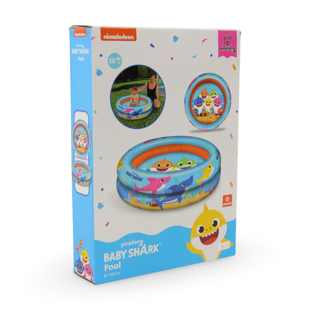 Mondo Toys Baby Shark 2-Ring Pool - Summer