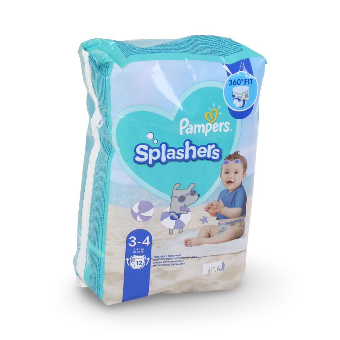 Pampers Splashers Disposable Swim Pants (Size 3-4)
