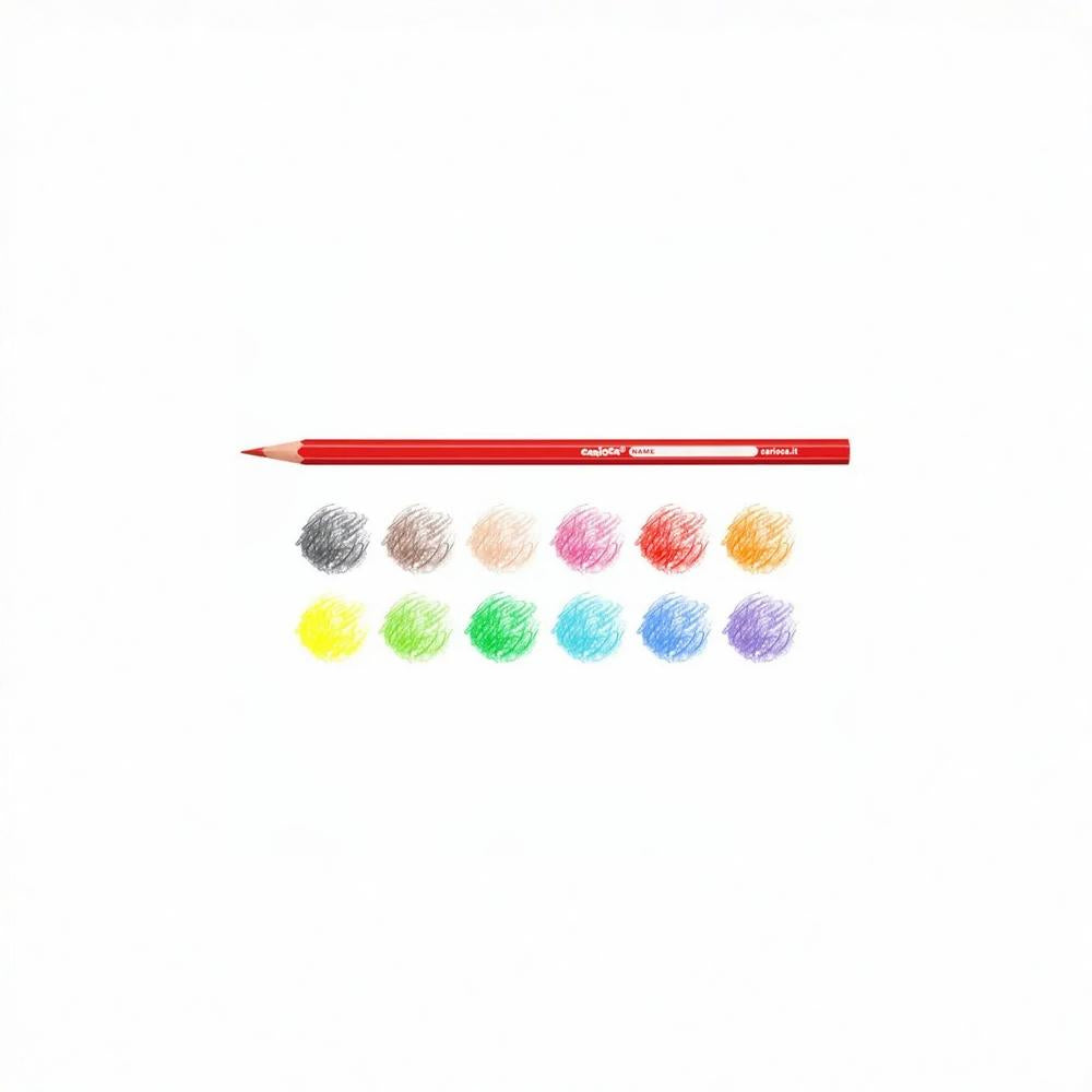 Carioca Wooden Colored Pencils – 24 Colors