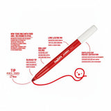 Carioca Jumbo Super Washable Pens – 18 Colors