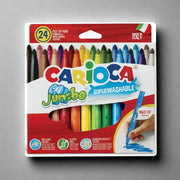 Carioca Jumbo Flowmaster Colours – 24 Colors
